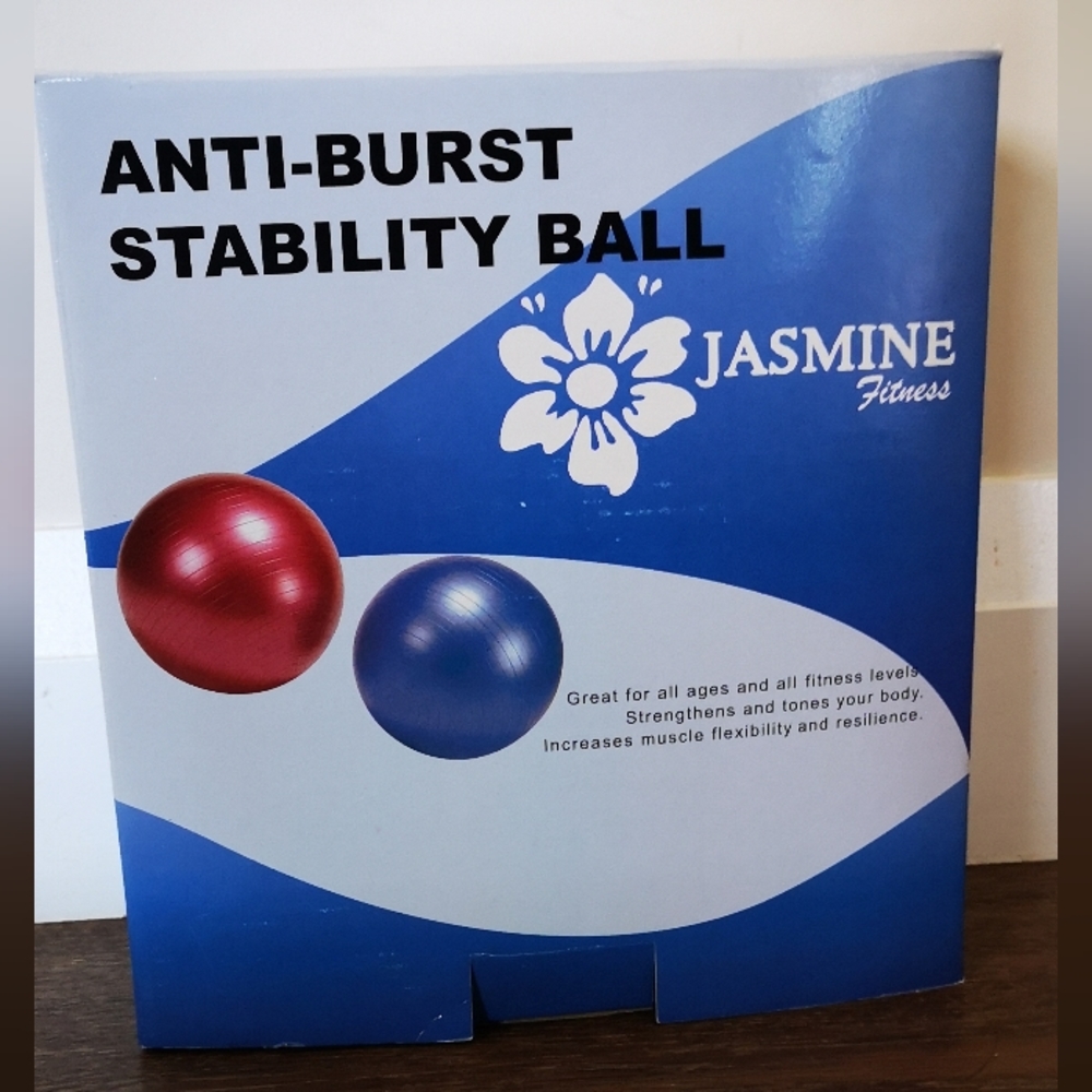 RED Exercise Stability Ball Anti-Burst
